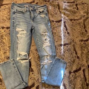 American Eagle size 4 long jeggings